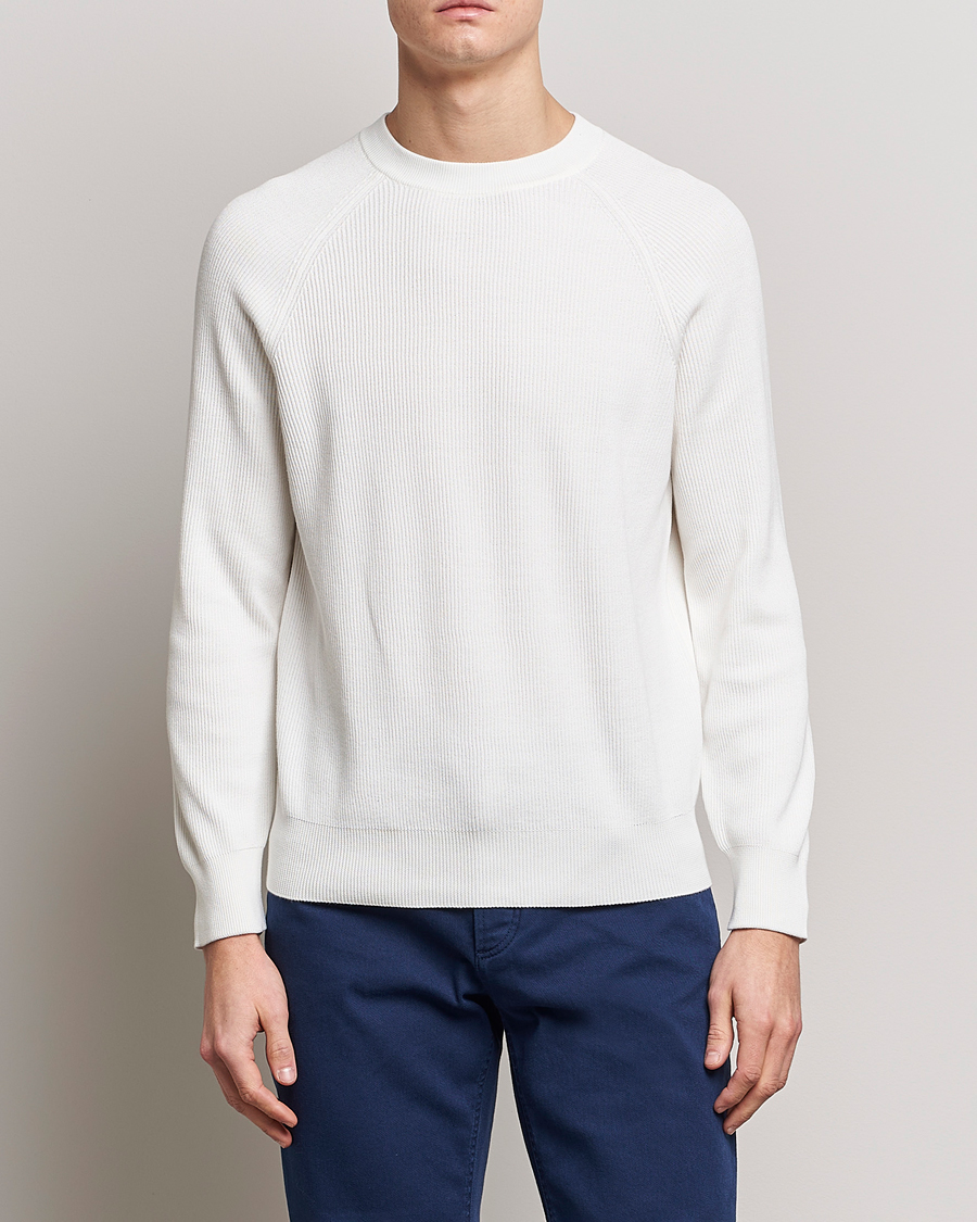 Herre | | Brunello Cucinelli | Rib Stitch Crew Neck Sweater Panama