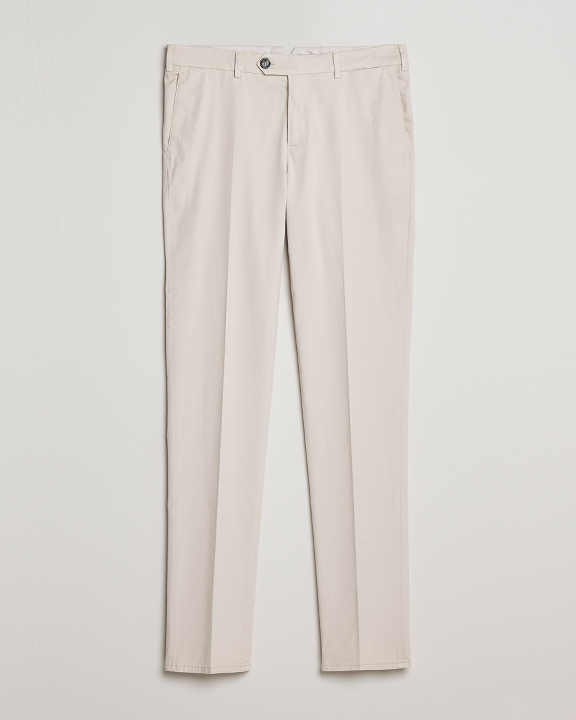 Herre | Bukser | Brunello Cucinelli | Slim Fit Cotton Chinos Off White