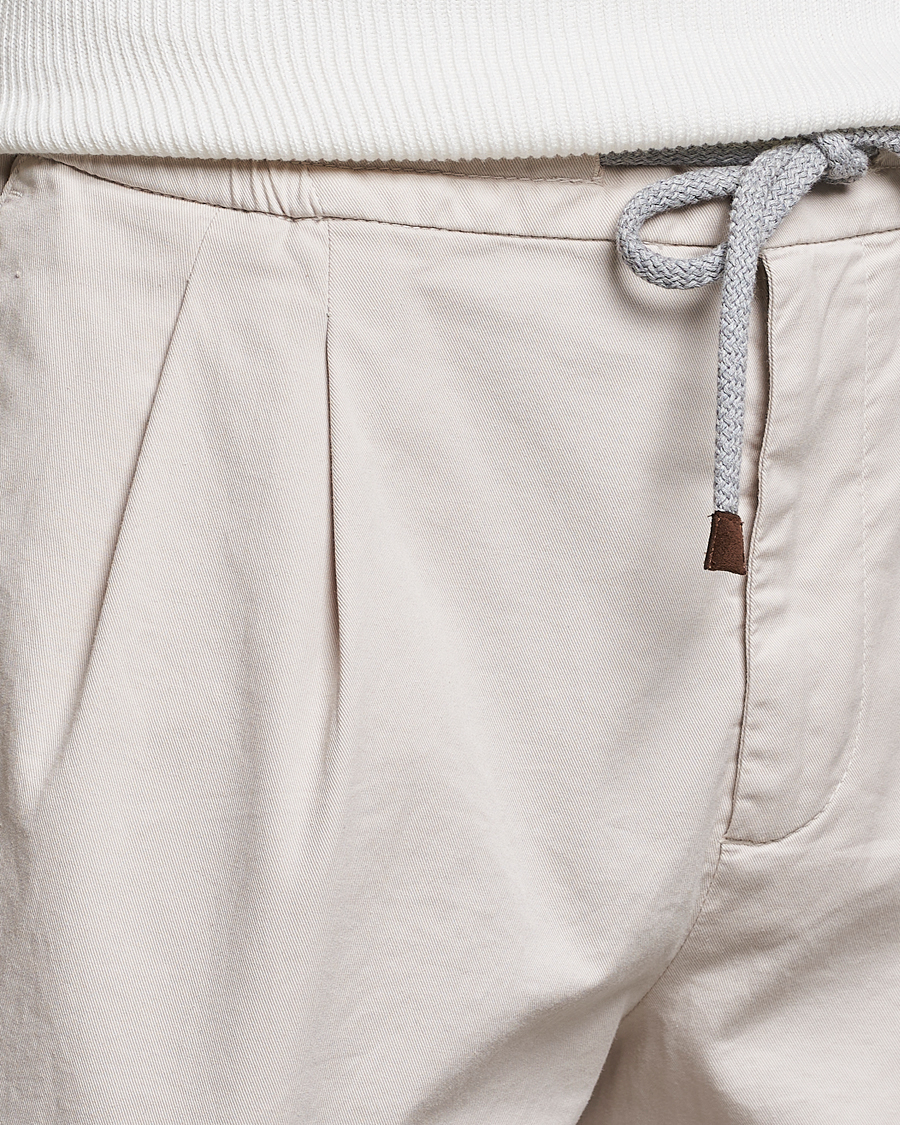 Herre | Shorts | Brunello Cucinelli | Drawstring Shorts Light Beige