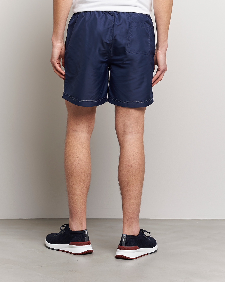 Herre | Badeshorts | Brunello Cucinelli | Nylon Swim Trunks Navy