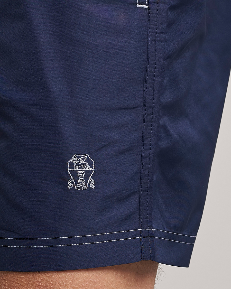 Herre | Badeshorts | Brunello Cucinelli | Nylon Swim Trunks Navy