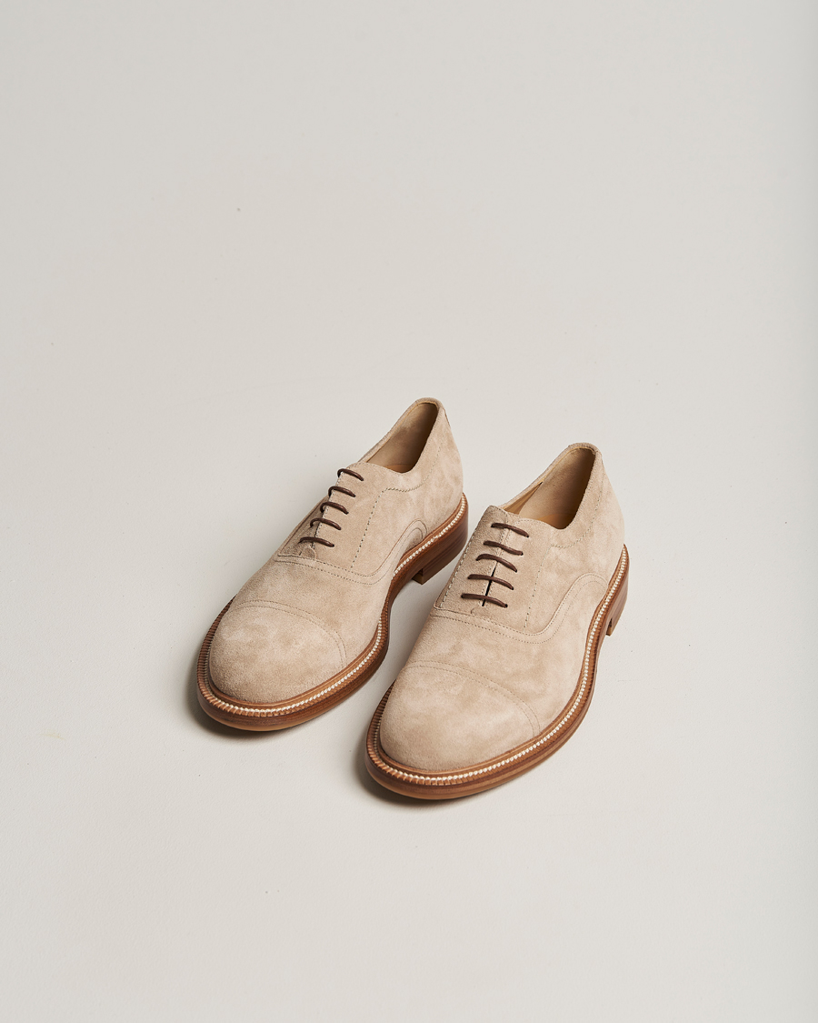 Herre | Brunello Cucinelli | Brunello Cucinelli | Cap Toe Oxford  Desert Suede