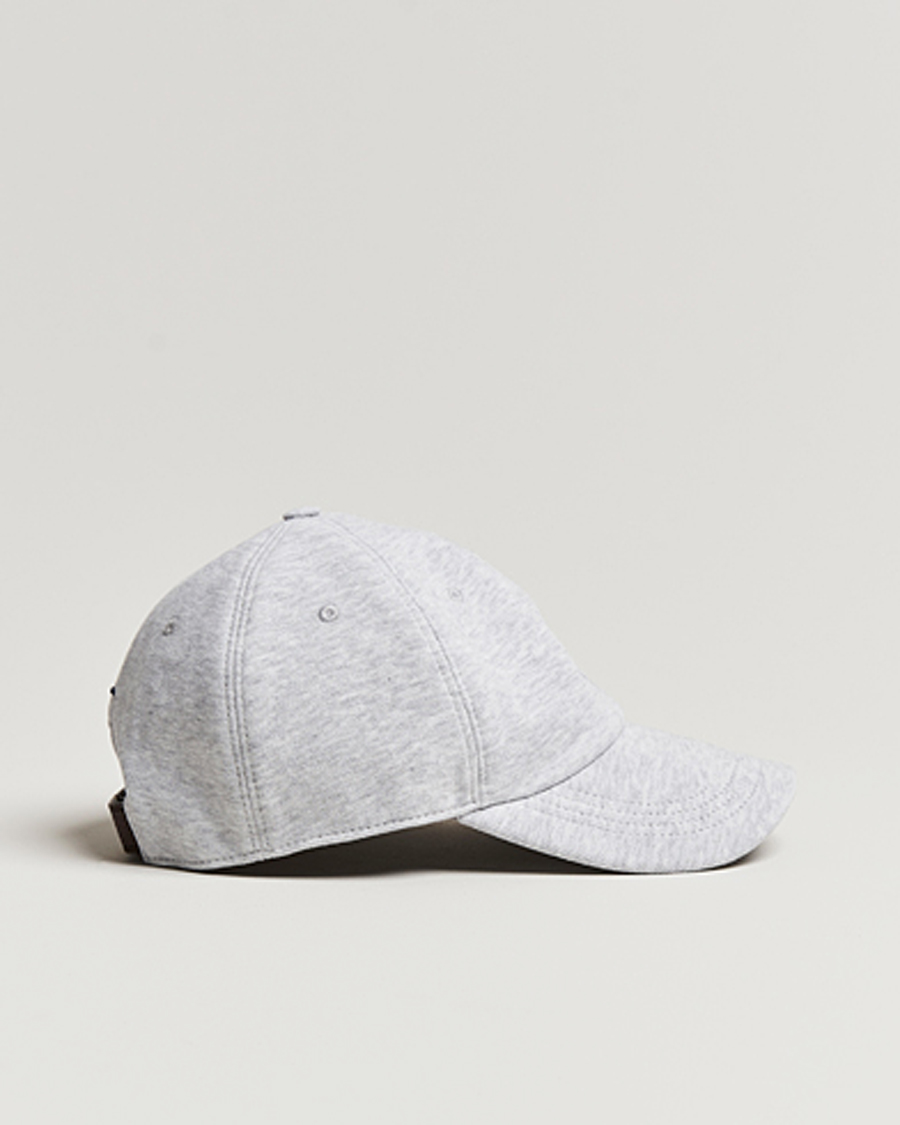 Herre | Brunello Cucinelli Peach Baseball Cap Light Grey | Brunello Cucinelli | Peach Baseball Cap Light Grey