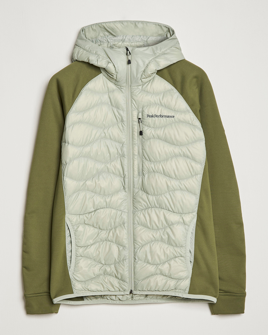 Herre | Jakker | Peak Performance | Helium Hooded Hybrid Limit Green
