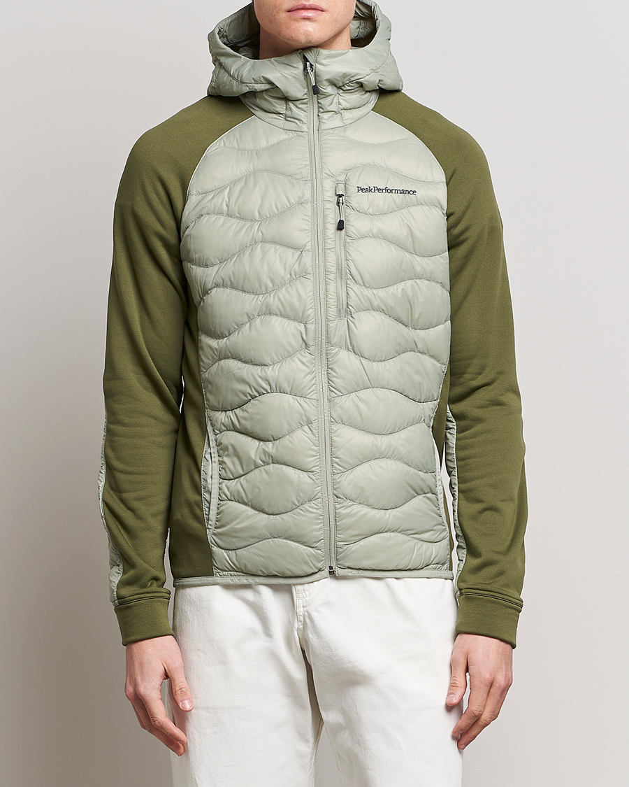 Herre | Jakker | Peak Performance | Helium Hooded Hybrid Limit Green