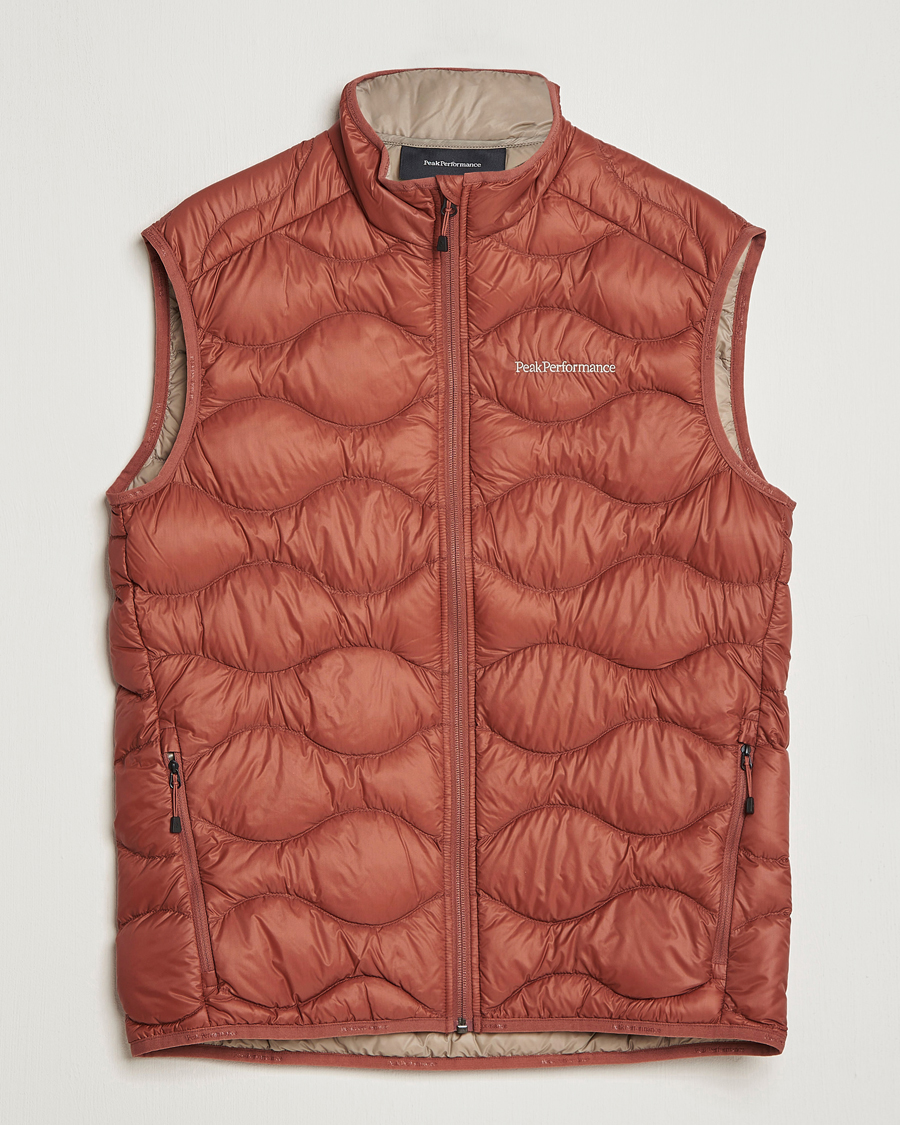 Herre | Vester | Peak Performance | Helium Down Vest Classic Clay