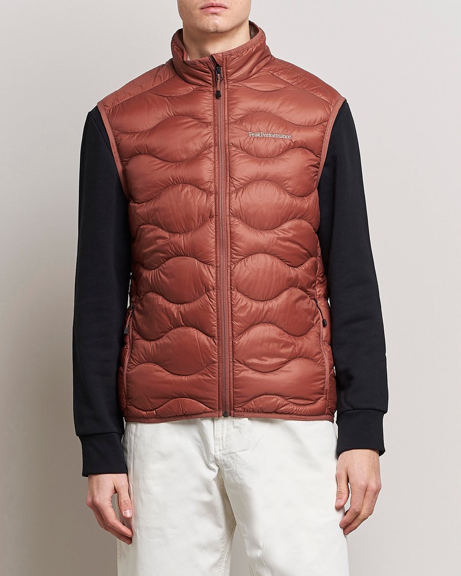 Herre | Vester | Peak Performance | Helium Down Vest Classic Clay