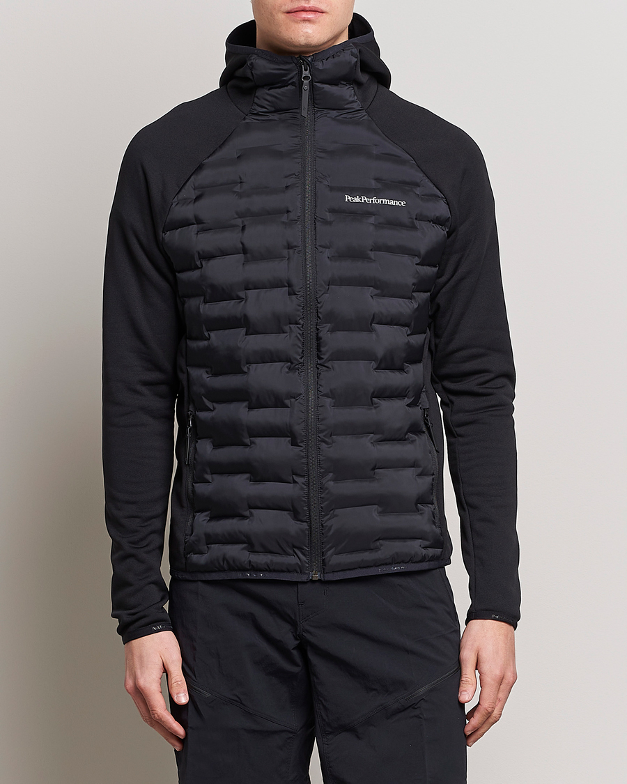 Herre | Vårjakker | Peak Performance | Argon Hybrid Hooded Jacket Black