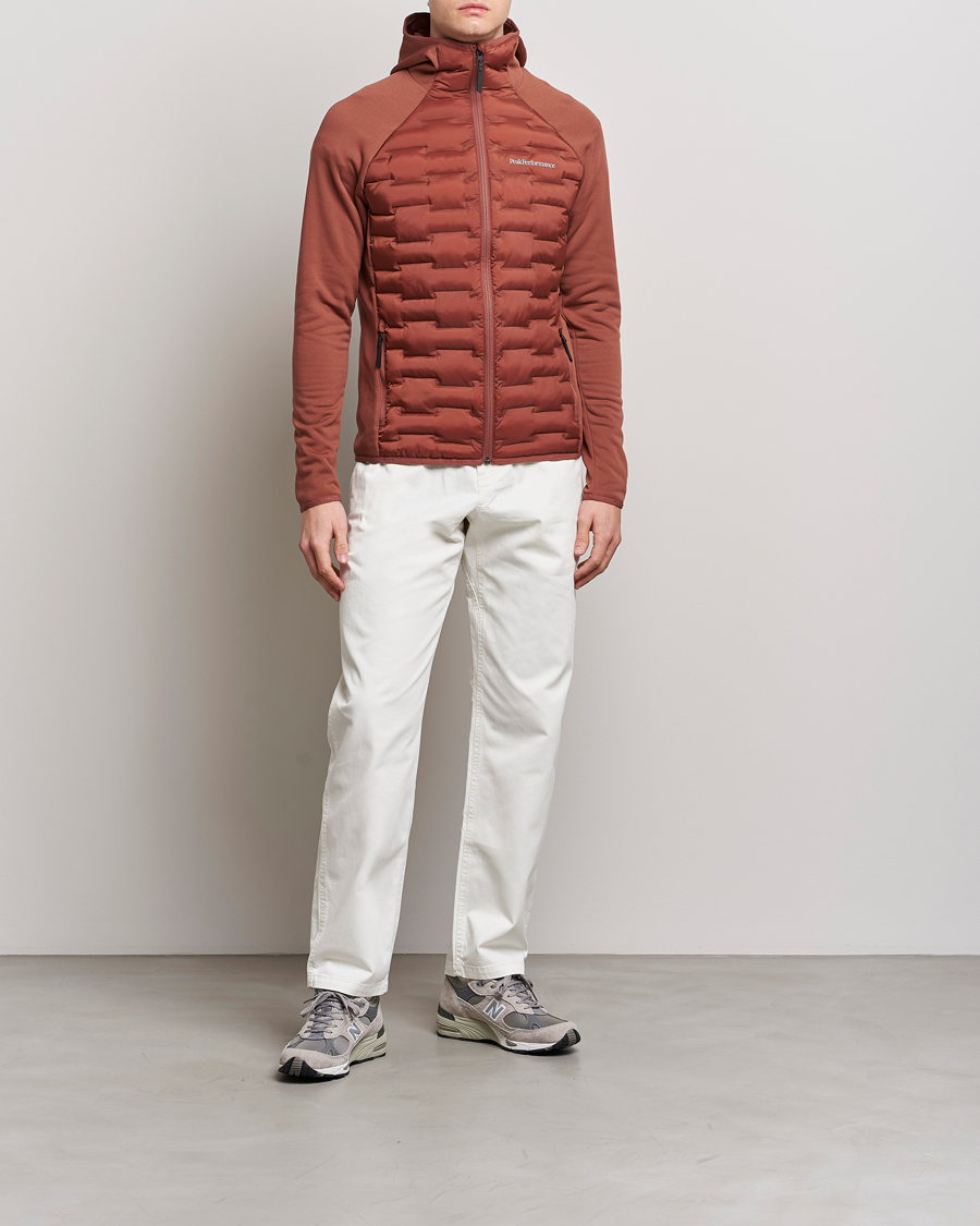 Herre | Jakker | Peak Performance | Argon Hybrid Light Hood Jacket Classic Clay