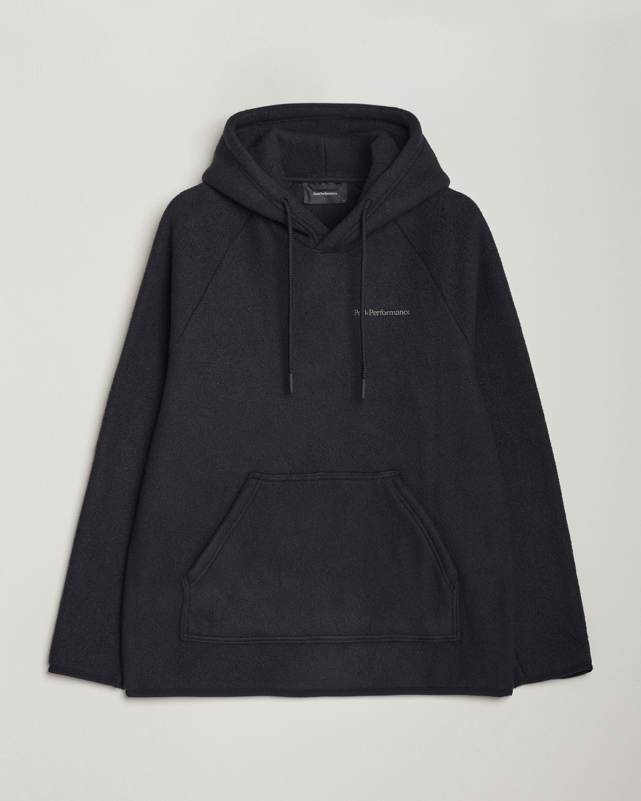 Herre | Gensere | Peak Performance | Fleece Hood Black