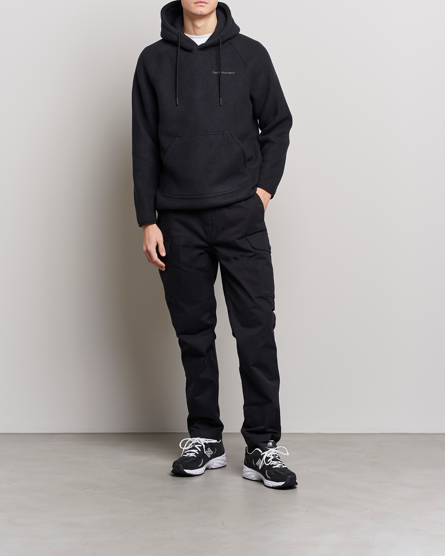 Herre | Gensere | Peak Performance | Fleece Hood Black