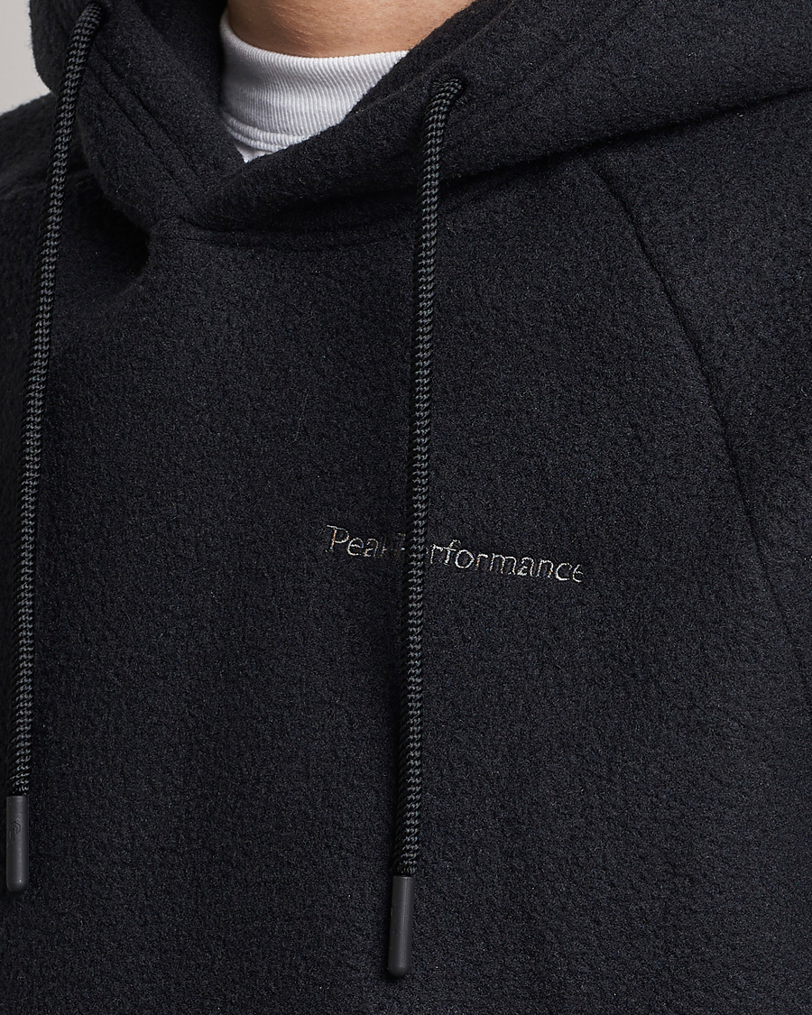 Herre | Gensere | Peak Performance | Fleece Hood Black