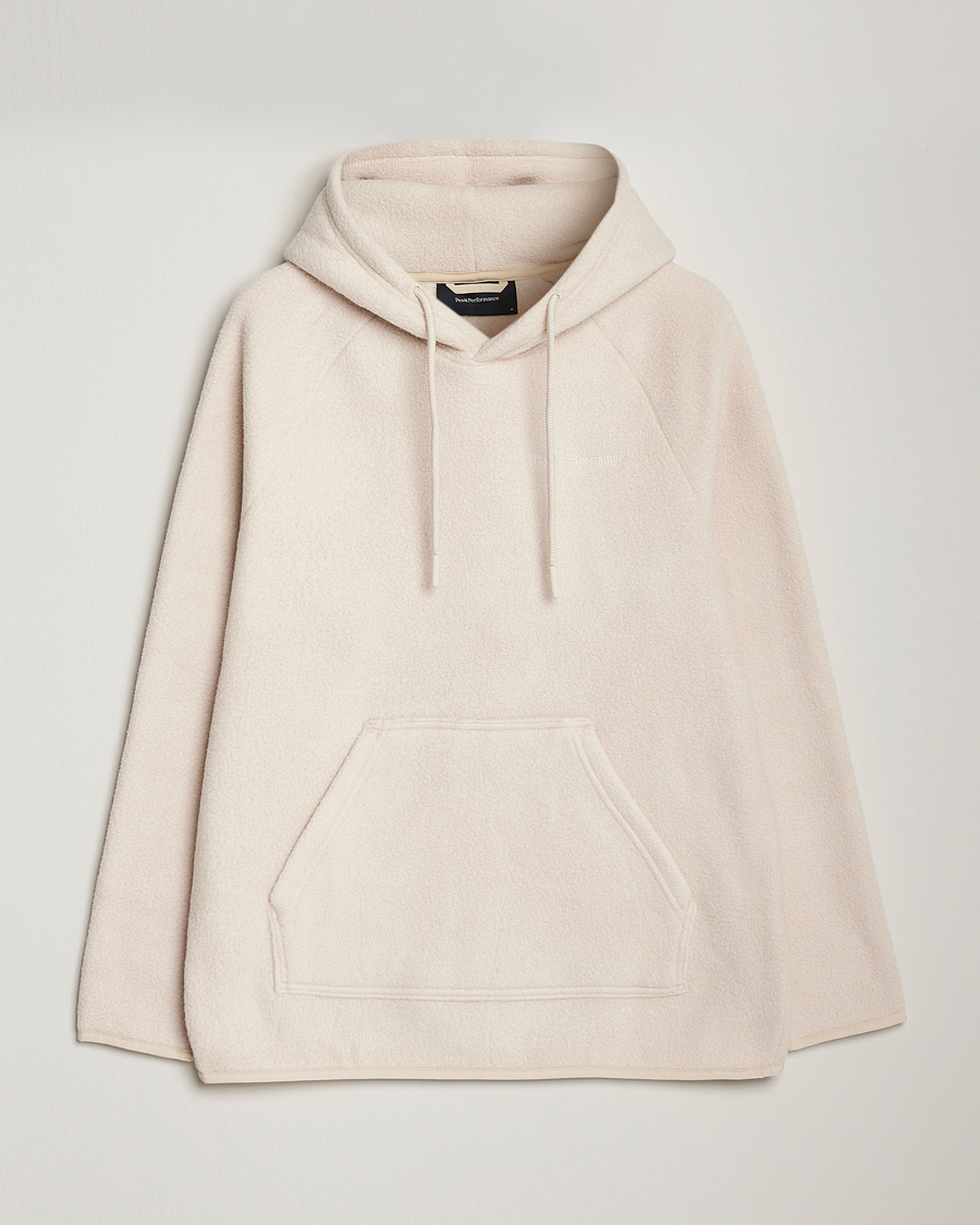 Herre | Gensere | Peak Performance | Fleece Hood Sand Fog