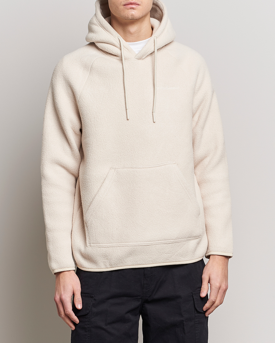 Herre | Gensere | Peak Performance | Fleece Hood Sand Fog