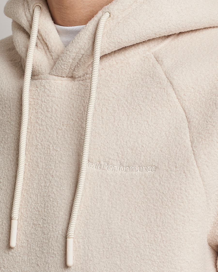 Herre | Gensere | Peak Performance | Fleece Hood Sand Fog