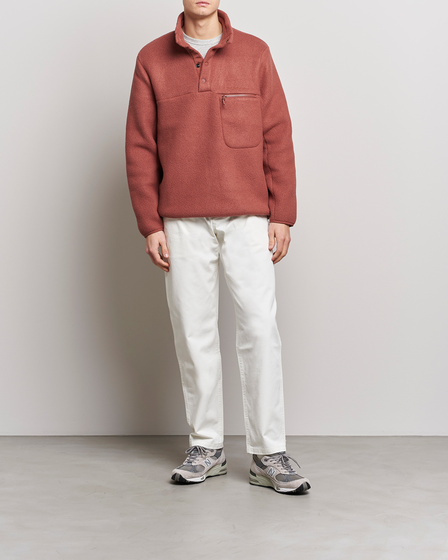 Herre | Gensere | Peak Performance | Fleece Snap Sweater Classic Clay