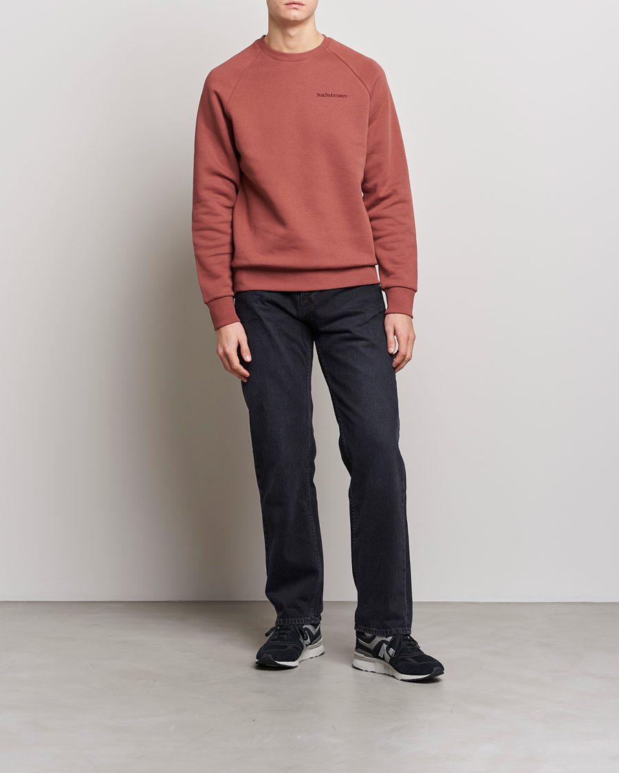 Herre | Gensere | Peak Performance | Original Small Logo Crew Neck Sweatshirt Classic Clay