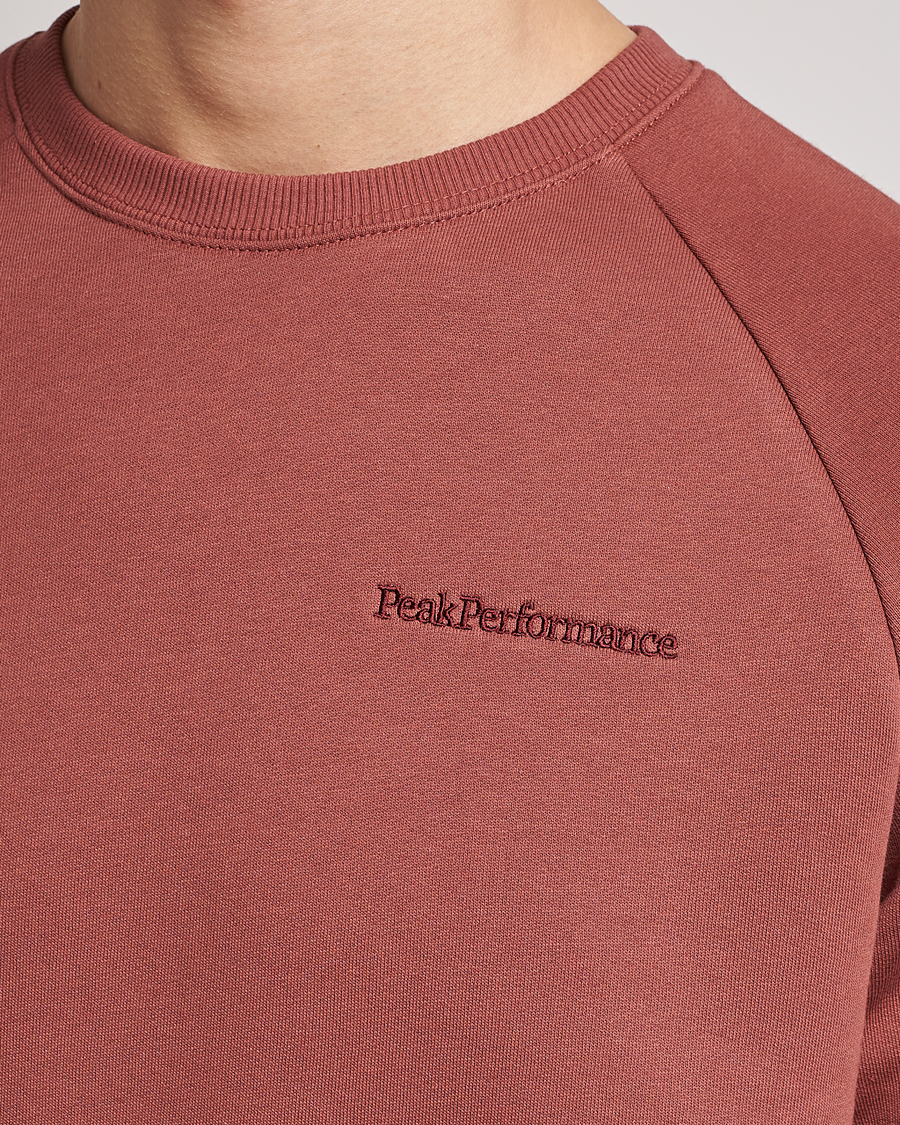 Herre | Gensere | Peak Performance | Original Small Logo Crew Neck Sweatshirt Classic Clay