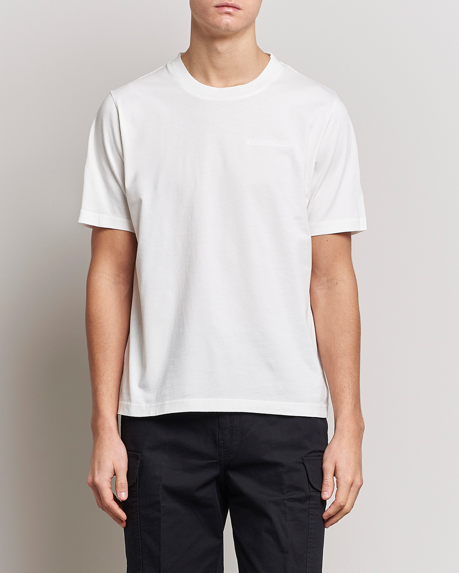 Herre |  | Peak Performance | Original Logo Crew Neck T-Shirt Off White