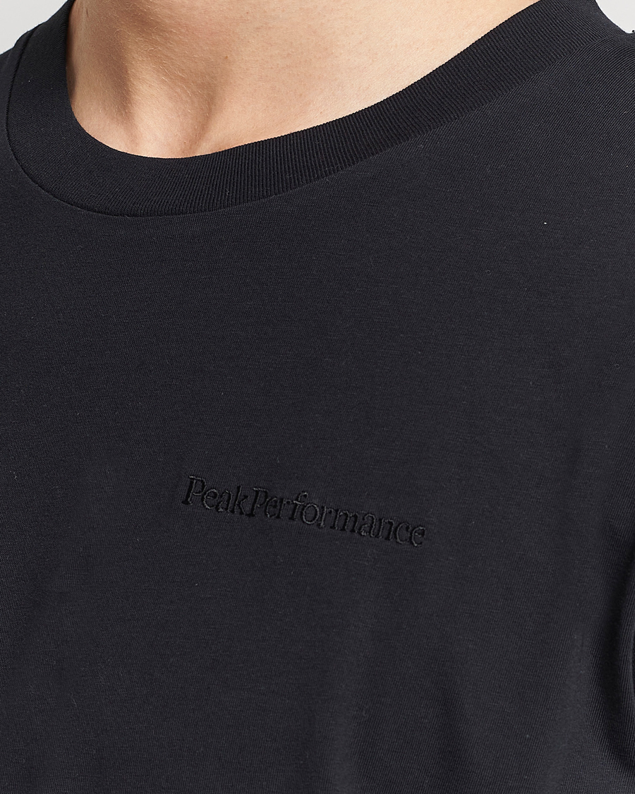 Herre | T-Shirts | Peak Performance | Original Logo Crew Neck T-Shirt Black