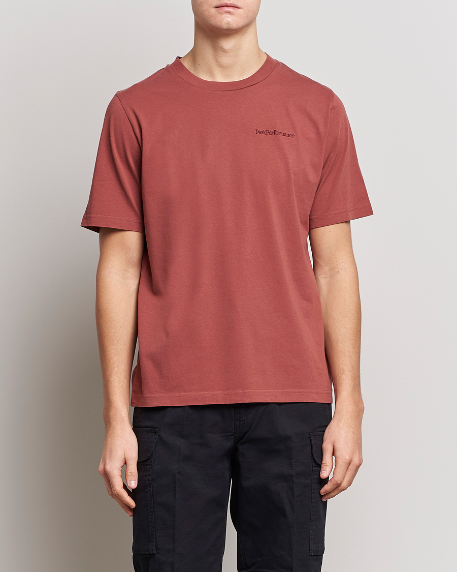 Herre |  | Peak Performance | Original Small Logo Tee Classic Clay