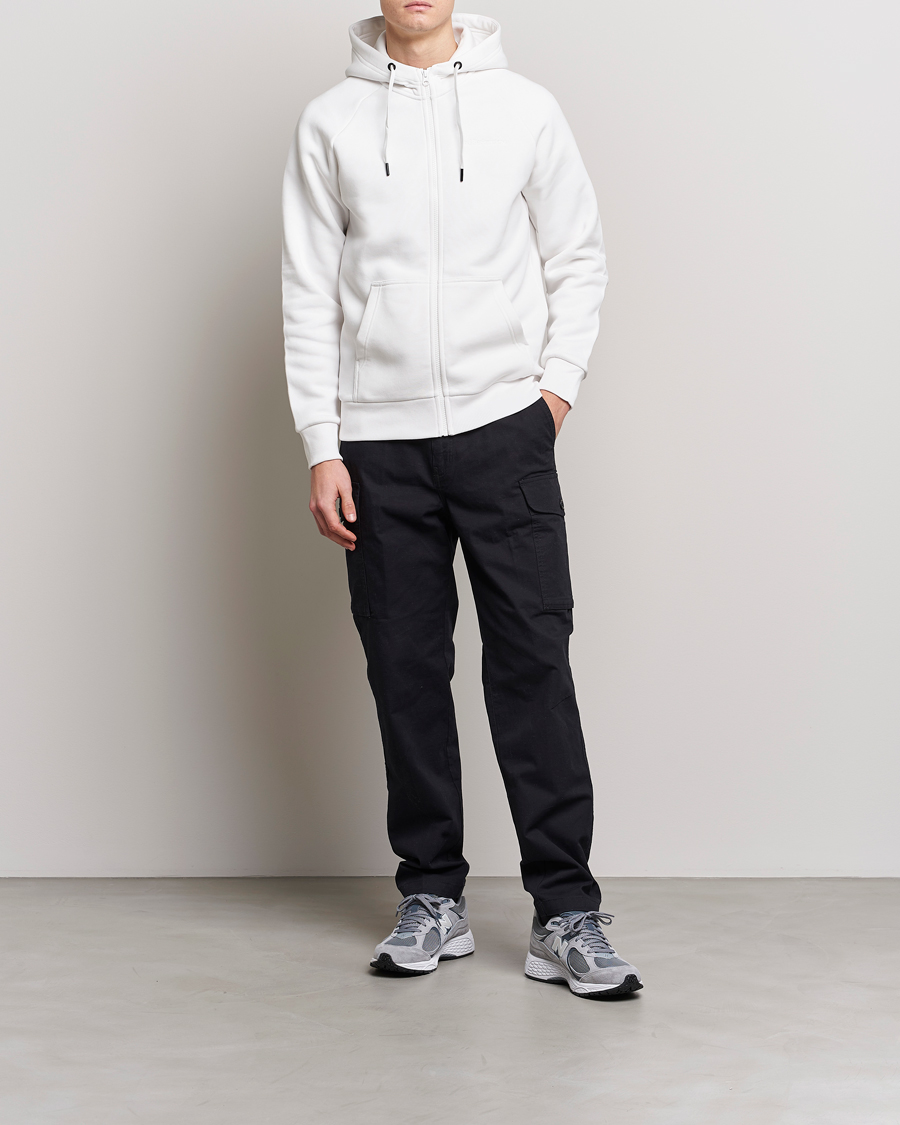 Herre | Gensere | Peak Performance | Original Small Logo Full Zip Off White