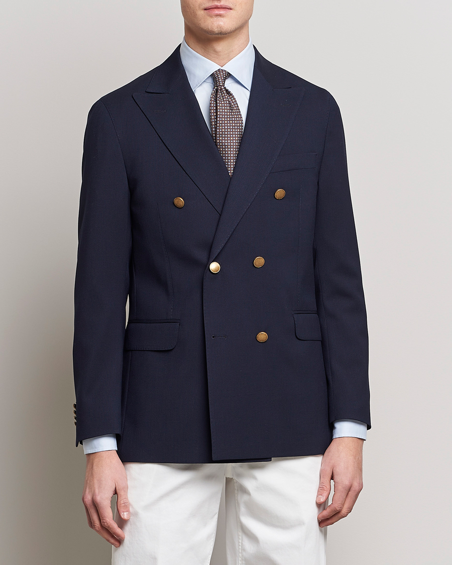Herre | Dressjakker | Oscar Jacobson | Farris Double Breasted Club Blazer Navy