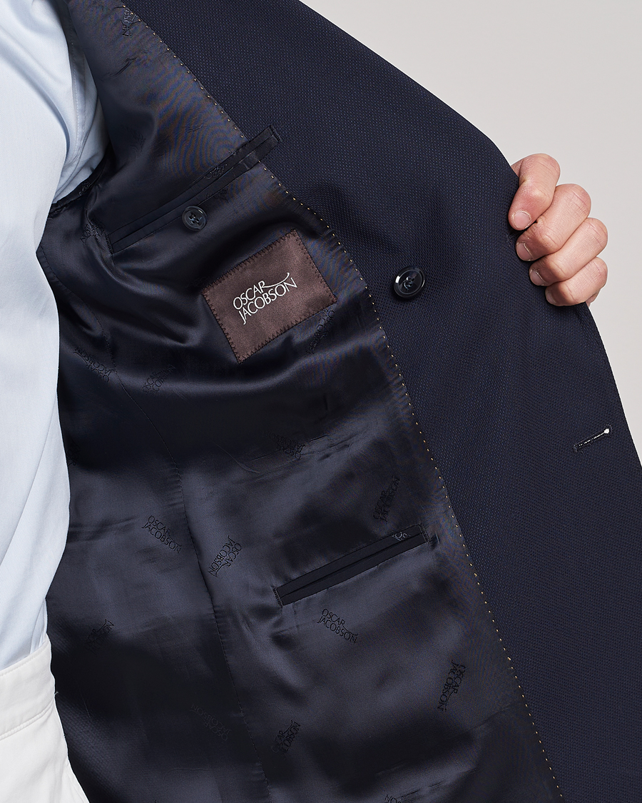 Herre | Dressjakker | Oscar Jacobson | Farris Double Breasted Club Blazer Navy