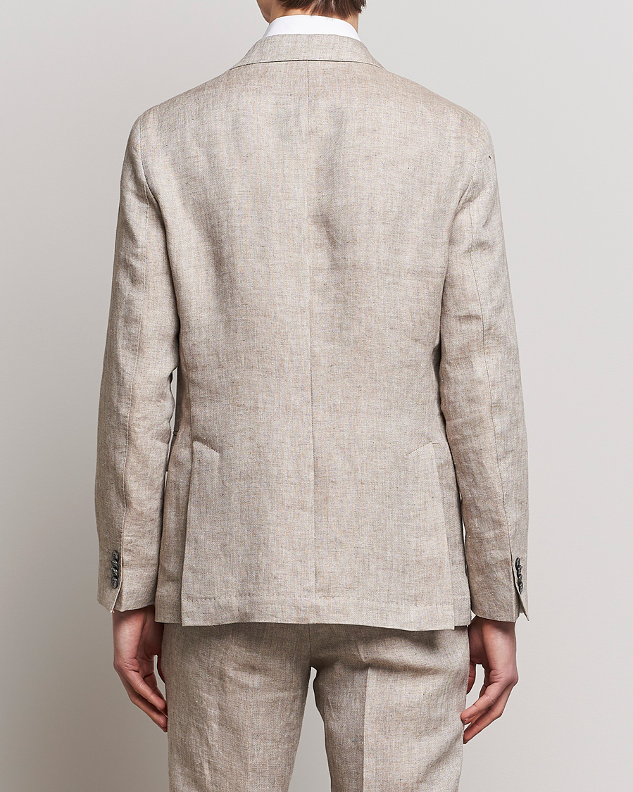 Herre | Dressjakker | Oscar Jacobson | Ferry Soft Linen Blazer Beige