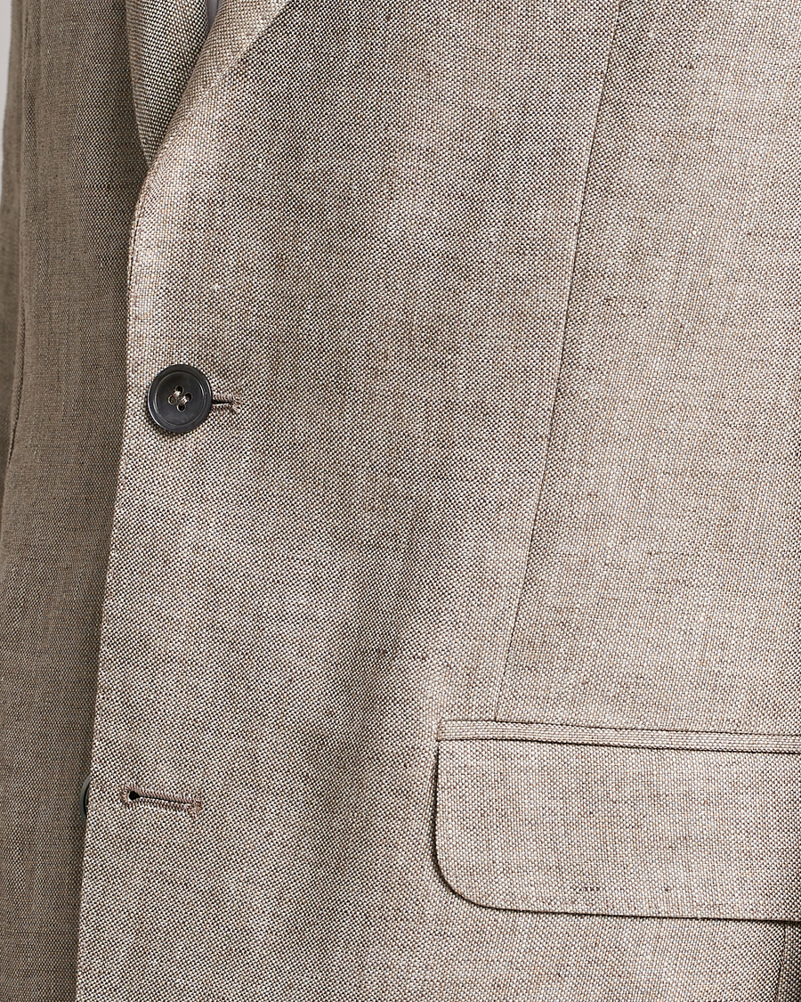 Herre | Dressjakker | Oscar Jacobson | Ferry Soft Linen Blazer Beige