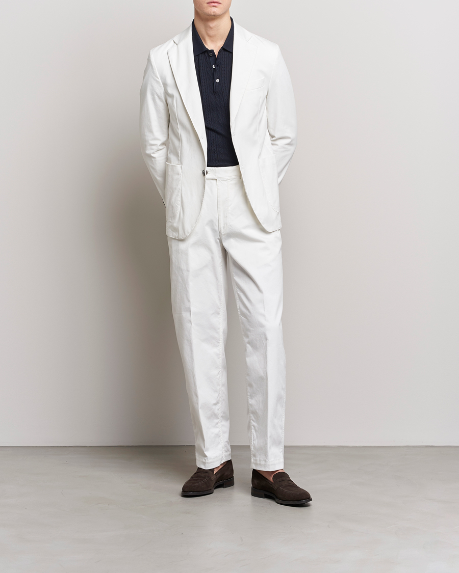 Herre | Dressjakker | Oscar Jacobson | Egel Cotton Blazer White