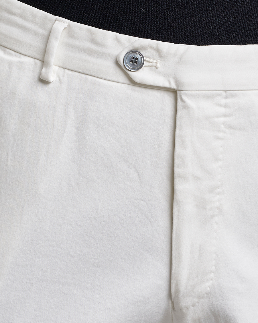 Herre | Bukser | Oscar Jacobson | Denz Casual Cotton Trousers White