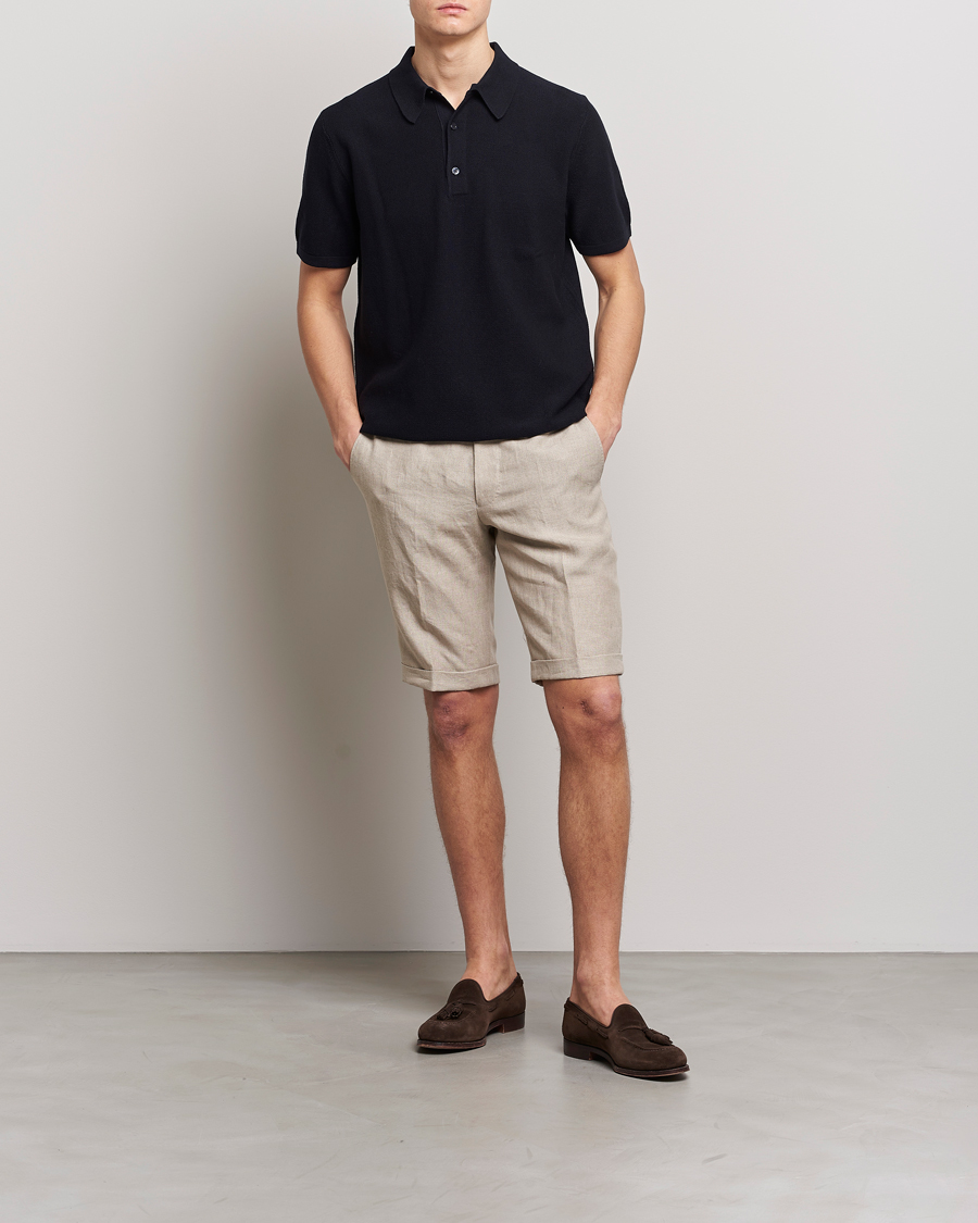 Herre | Shorts | Oscar Jacobson | Declan Linen Shorts Beige