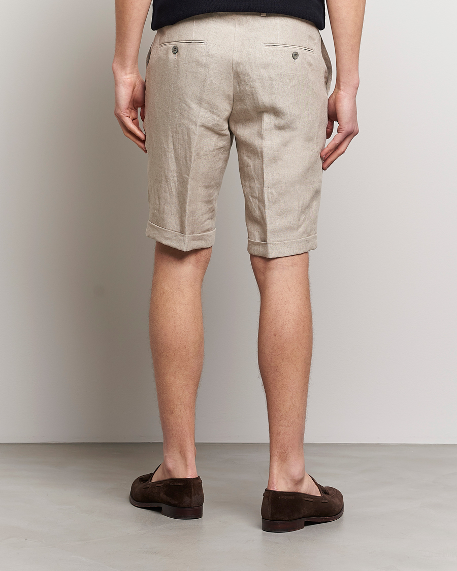Herre | Shorts | Oscar Jacobson | Declan Linen Shorts Beige