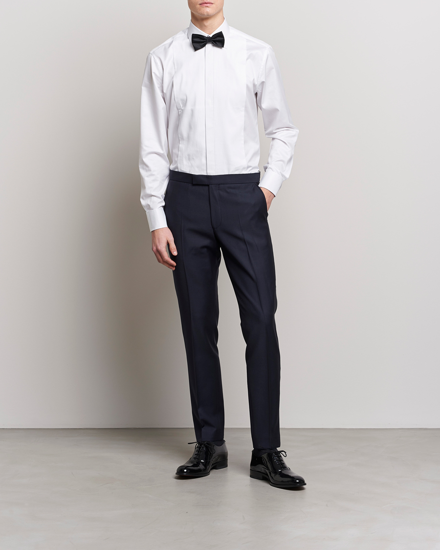 Herre | Bukser | Oscar Jacobson | Denz Tuxedo Trousers Navy