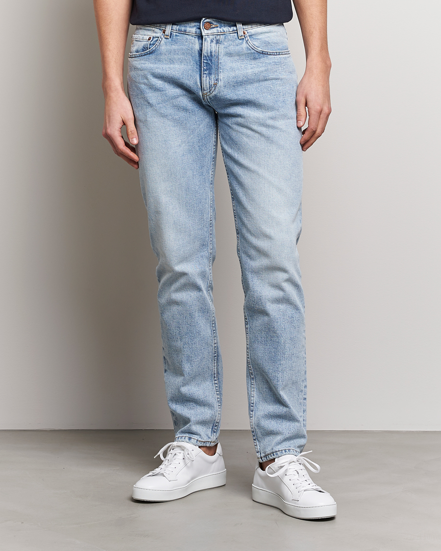 Herre | | Oscar Jacobson | Albert Cotton Stretch Jeans Light Wash