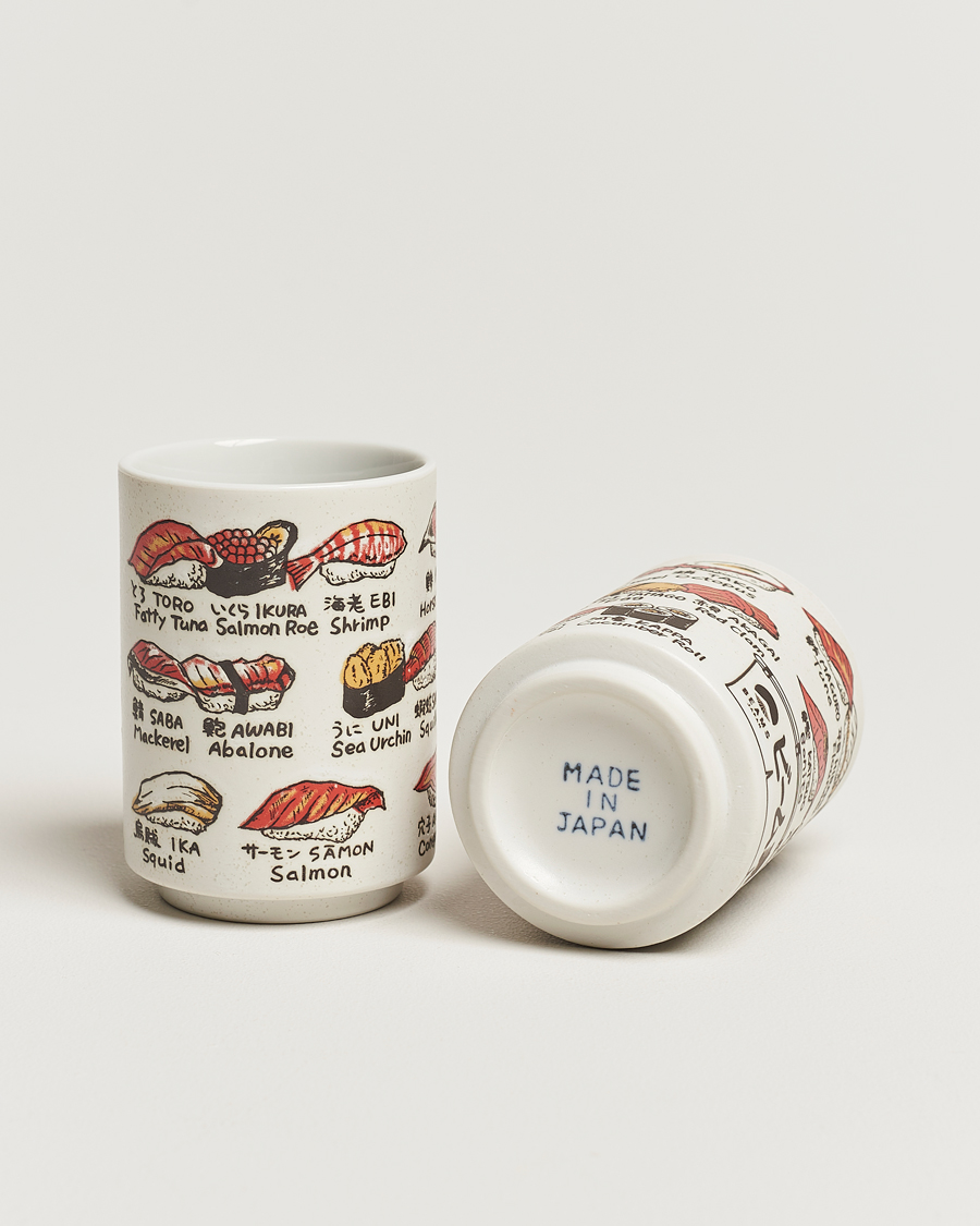 Herre | Beams Japan Ceramic Sushi Cup Set White | Beams Japan | Ceramic Sushi Cup Set White