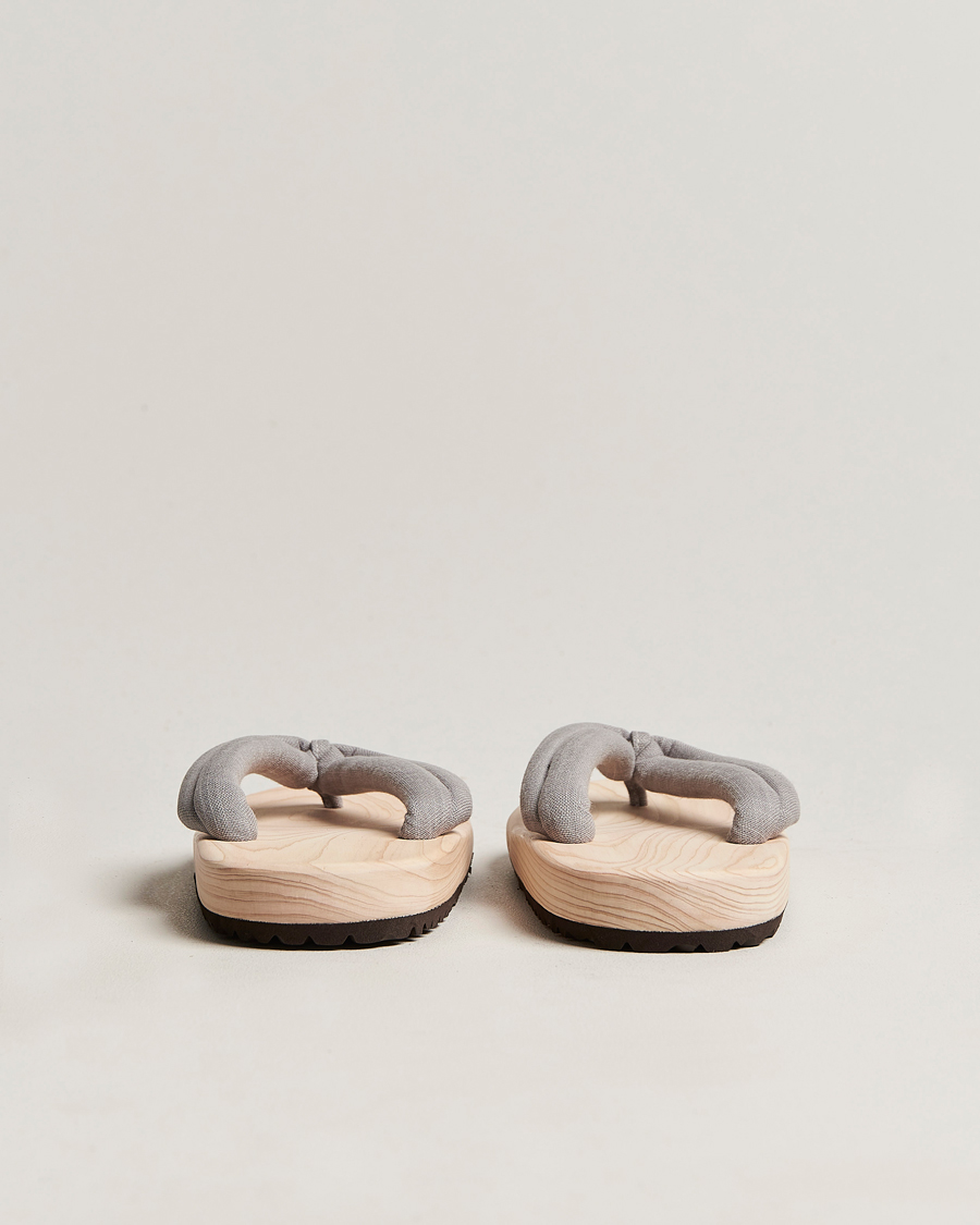 Herre | Sandaler og tøfler | Beams Japan | Wooden Geta Sandals Light Grey