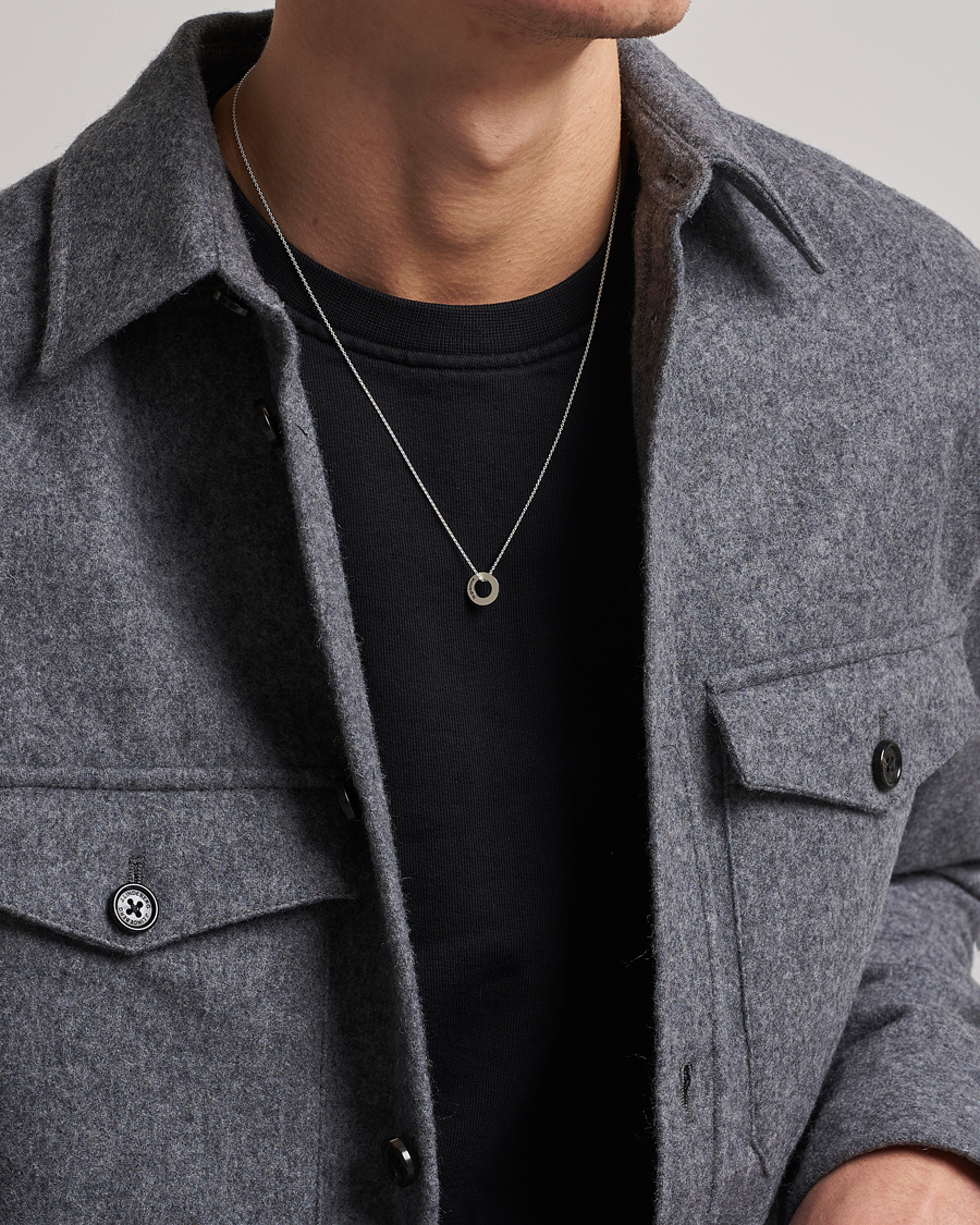 Herre | Avdelinger | LE GRAMME | Circle Necklace Le 1.1 Sterling Silver