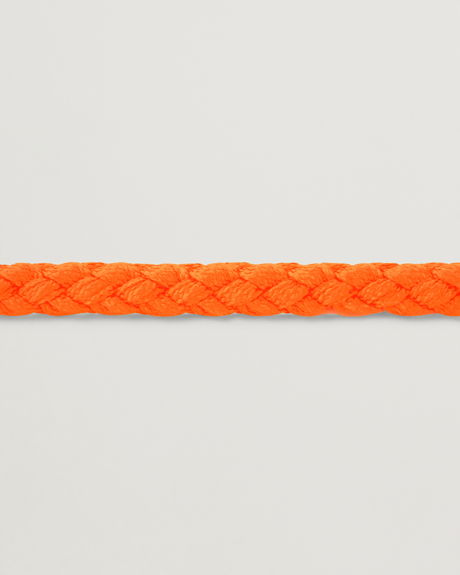 Herre | LE GRAMME X Orlebar Brown Nato Bracelet Orange/Sterling Silver | LE GRAMME | X Orlebar Brown Nato Bracelet Orange/Sterling Silver