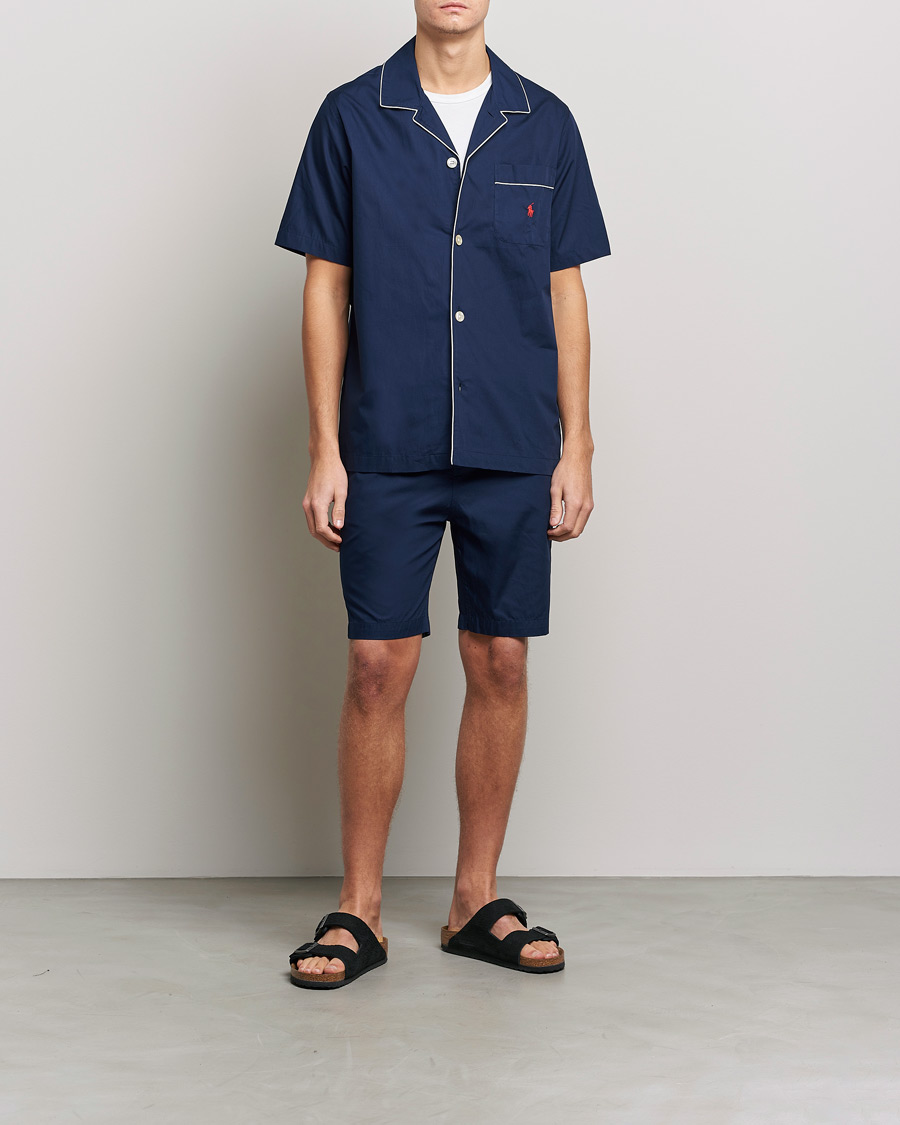 Herre | Pyjamaser | Polo Ralph Lauren | Cotton Short Pyajama Set Navy