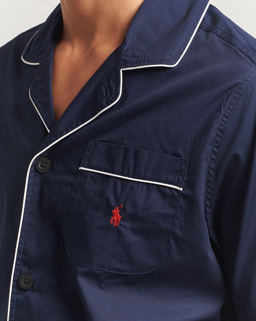 Herre | Pyjamaser og badekåper | Polo Ralph Lauren | Cotton Short Pyjama Set Solid Navy