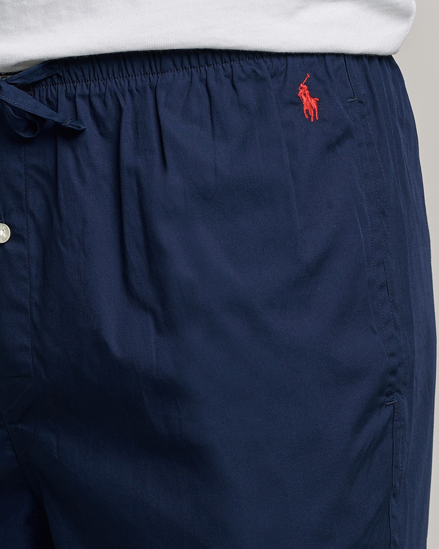 Herre | Pyjamaser og badekåper | Polo Ralph Lauren | Cotton Short Pyajama Set Solid Navy