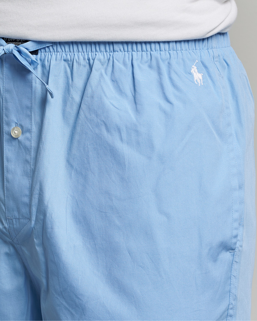 Herre | Pyjamaser og badekåper | Polo Ralph Lauren | Cotton Short Pyajama Set Solid Austin Blue
