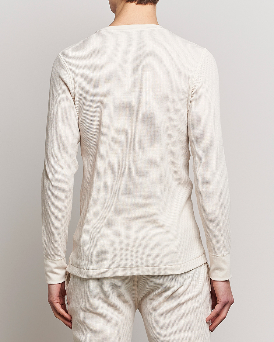 Herre | T-Shirts | Polo Ralph Lauren | Waffle Long Sleeve Crew Neck Guide Cream