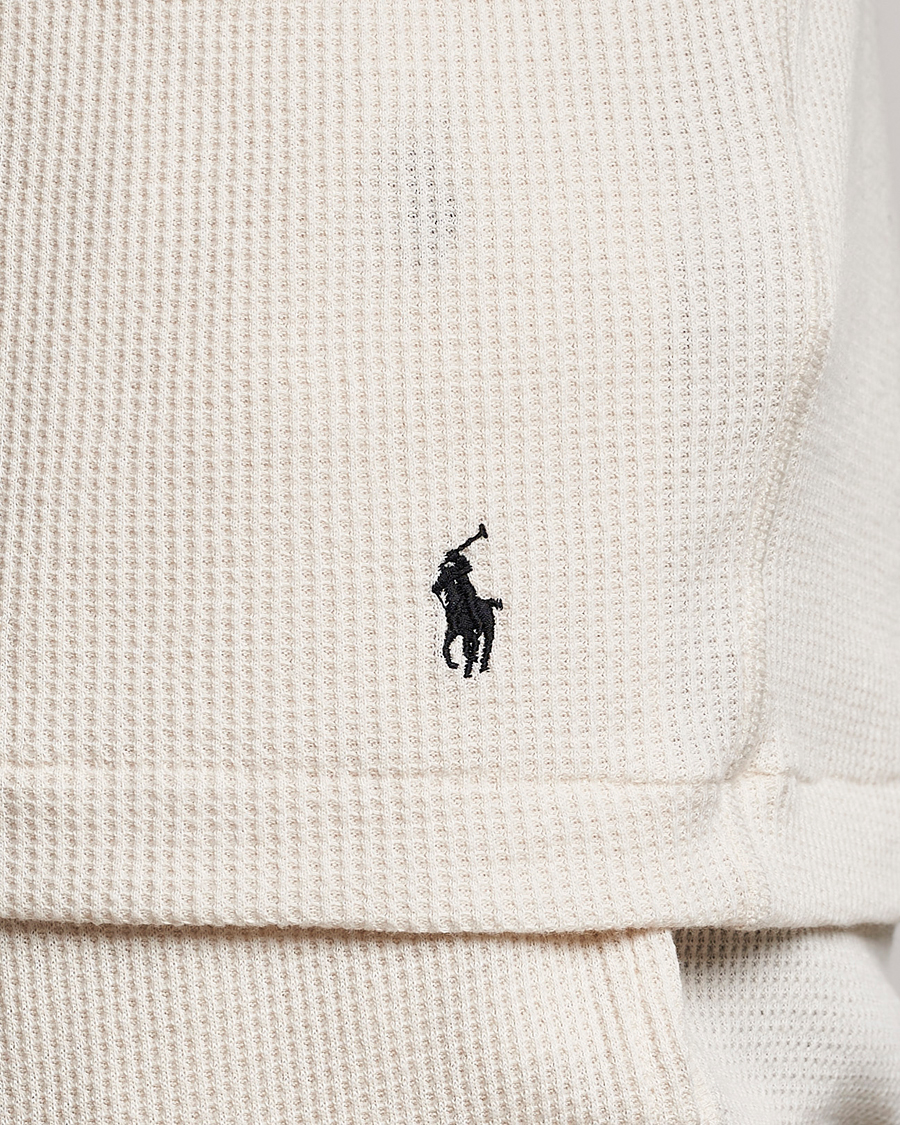 Herre | T-Shirts | Polo Ralph Lauren | Waffle Long Sleeve Crew Neck Guide Cream