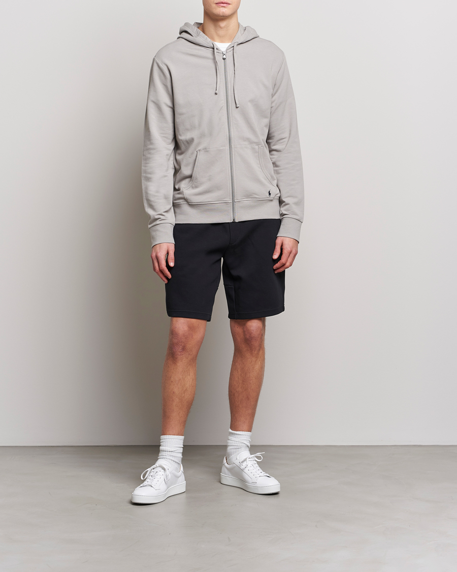 Herre | Gensere | Polo Ralph Lauren | Cotton Jersey Long Sleeve Hoodie Grey Frog