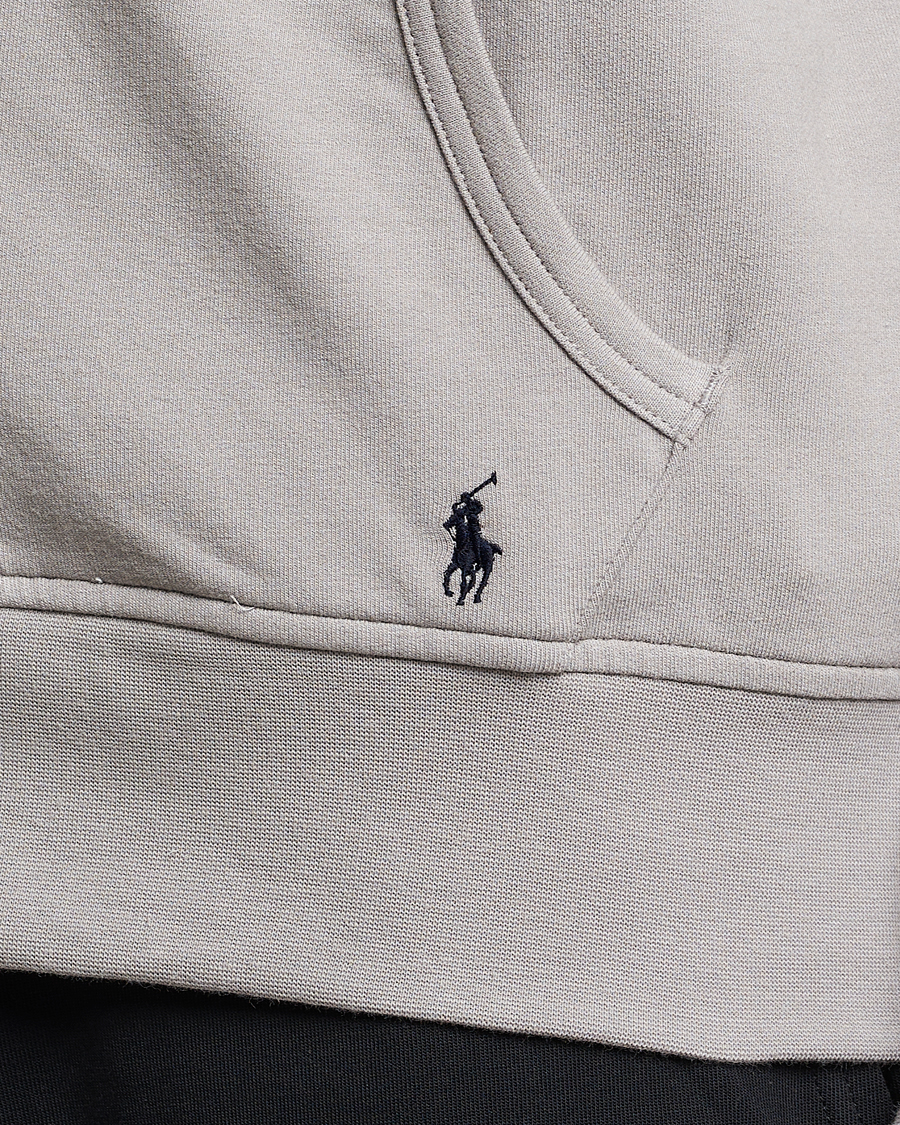 Herre | Gensere | Polo Ralph Lauren | Cotton Jersey Long Sleeve Hoodie Grey Frog