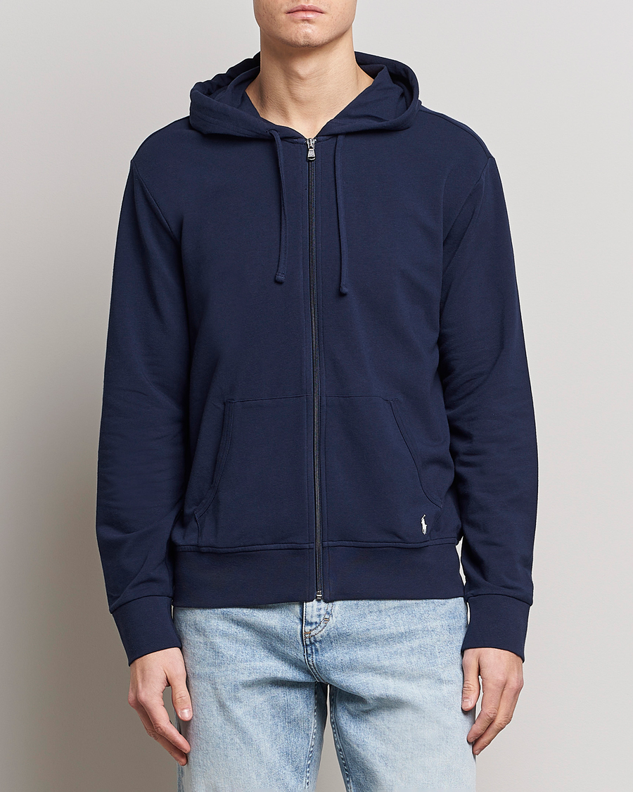 Herre | Gensere | Polo Ralph Lauren | Cotton Jersey Long Sleeve Hoodie Cruise Navy