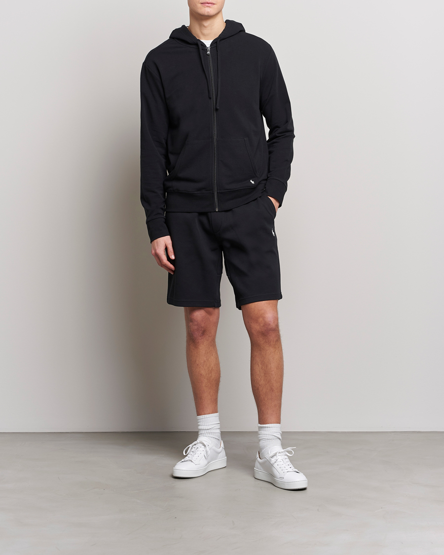 Herre | Gensere | Polo Ralph Lauren | Cotton Jersey Long Sleeve Hoodie Polo Black